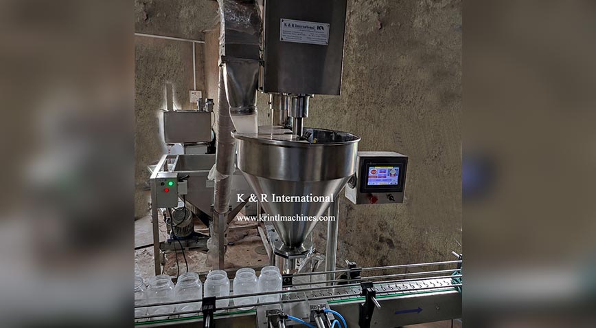 Automatic Auger and Jar Powder Filling Machines