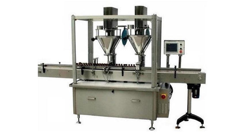 Automatic Double Head Powder Filling Machine