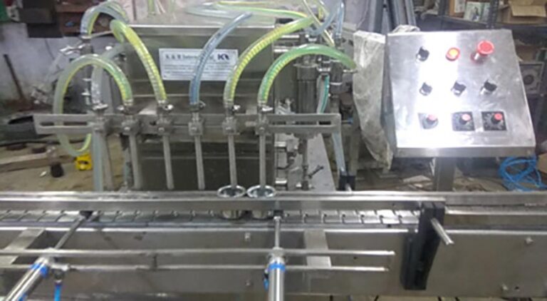 Automatic 6 Nozzle Volumetric Enamel Paint Filling Machine