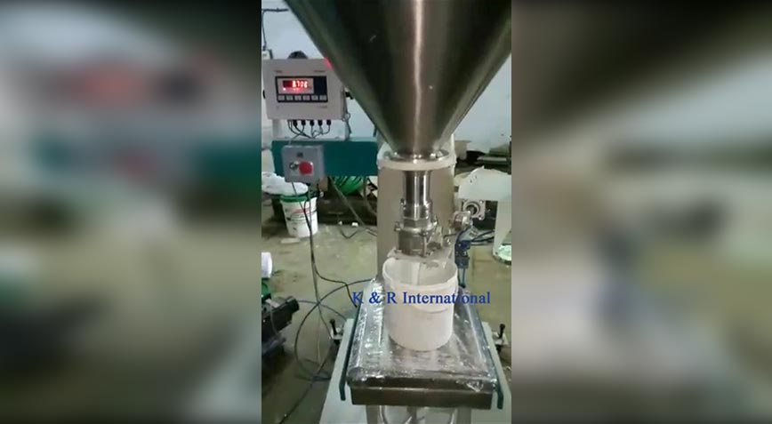 Semi Automatic Distemper Paint Filling Machine