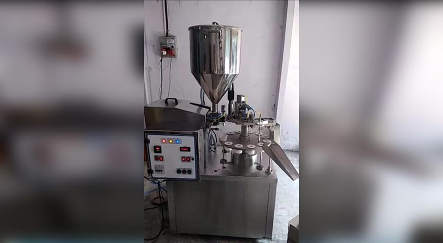 Single Head Semi Automatic Tube Filling Machine