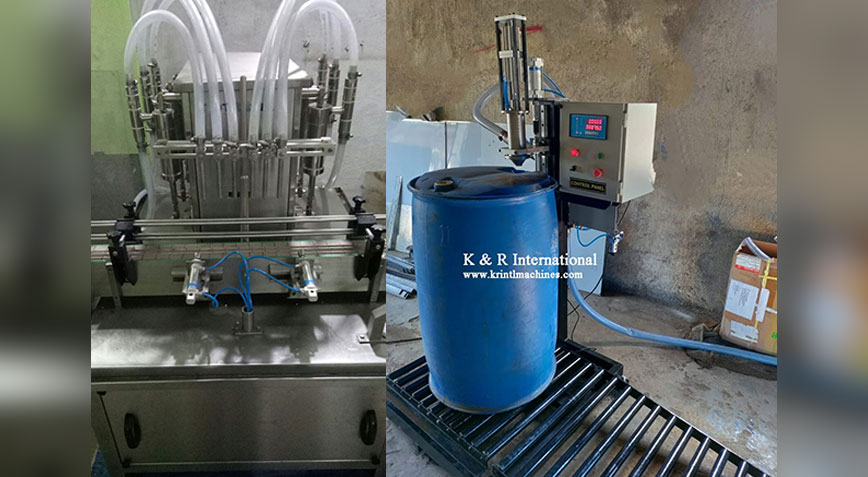 Automatic and Semi Automatic Liquid Filling Capping Labeling Machines